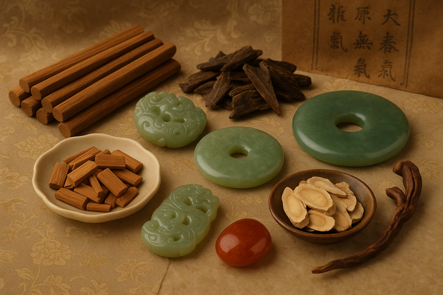 Symbolism of Herbs and Gemstones in Chinese Culture: Insights into Chinese Culture Herbs Gemstones Symbolism
